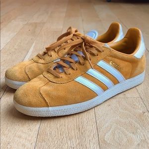 Yellow gold Adidas Gazelles